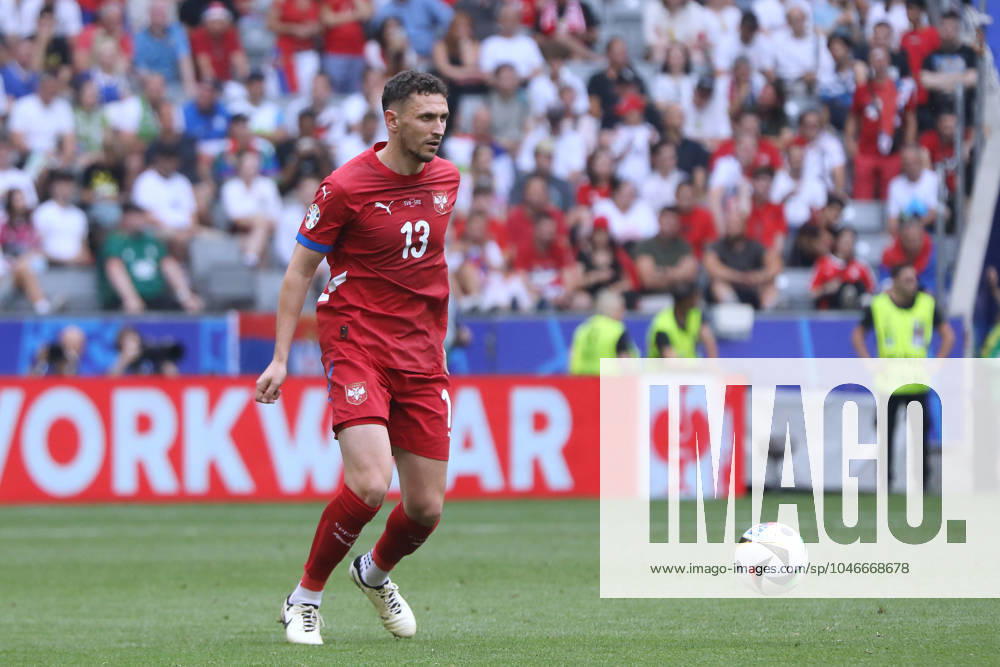 Allianz Arena European Football Championship 2024, Group C, Slovenia Serbia Milos Veljkovic 13, Serbian national team