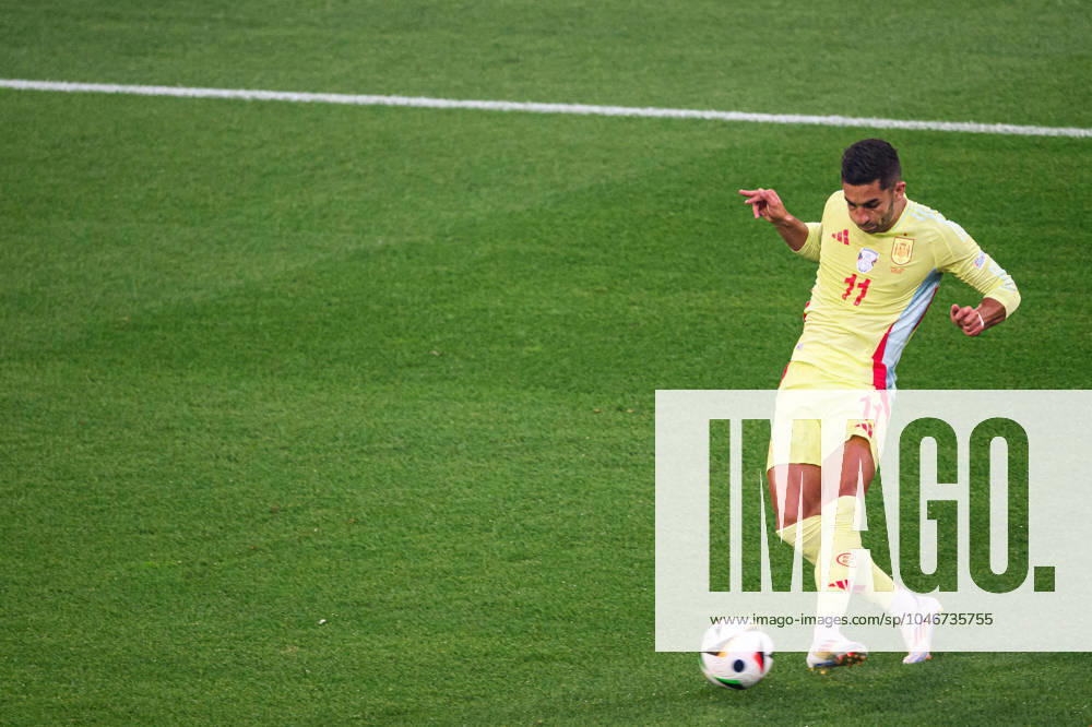 DUESSELDORF, GERMANY - 25 JUNE, 2024: Ferran Torres, The football match of EURO 2024 Albania vs. Spain at Duesseldorf Arena
