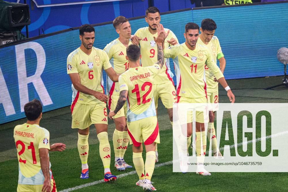 DUESSELDORF, GERMANY - 25 JUNE, 2024: Ferran Torres, The football match of EURO 2024 Albania vs. Spain at Duesseldorf Arena