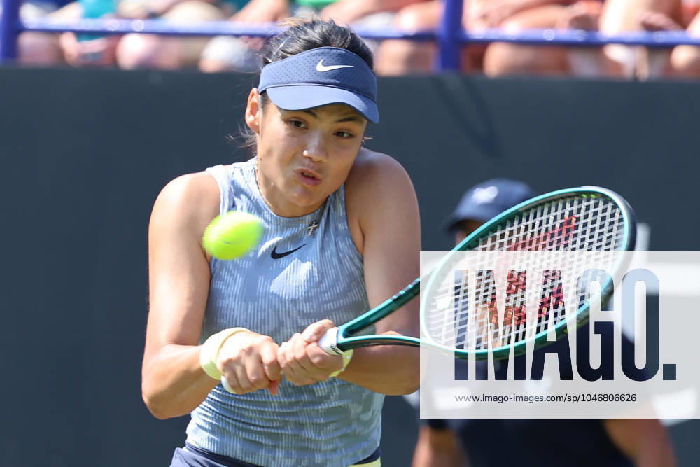 TENNIS - WTA, Tennis Damen Eastbourne International EASTBOURNE,ENGLAND,26.JUN.24 - TENNIS - WTA Tour, Eastbourne International. Image shows Emma Raducanu (GBR). GEPAxpictures Grieves