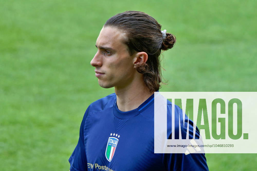 UEFA European Football Championship - UEFA EURO, EM, Europameisterschaft,Fussball 2024 - Italy training session Riccardo Calafiori of Italy during UEFA Euro 2024 - Italy training session, UEFA European Football Championship in Iserlhon, Germany, June 26 2024 Iserlhon Germany
