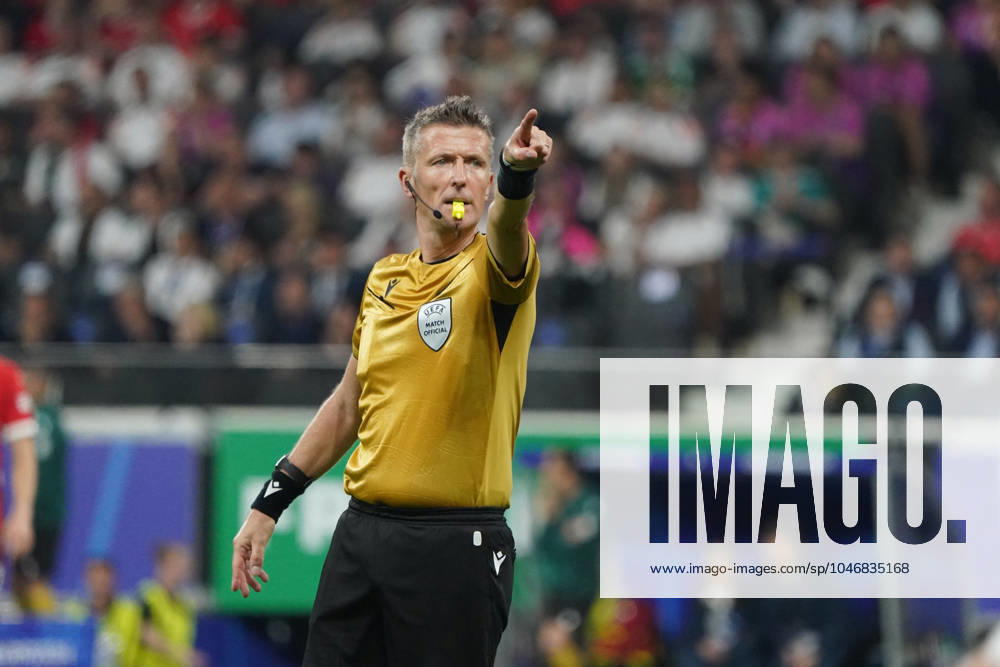 EURO 2024, Football, UEFA Euro 2024, Euro 2024, Group stage, Group A, Switzerland Germany, 23 06 2024, Frankfurtarena , Frankfurt , Daniele Orsato, Italy Referee , Action, Single image