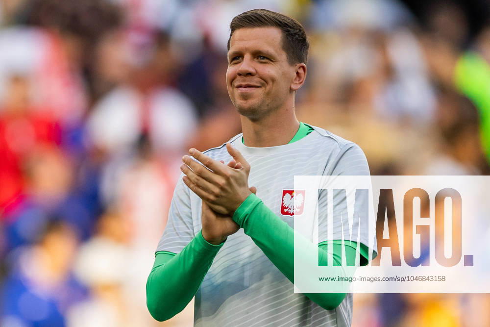 France Vs Poland during the UEFA EURO, EM, Europameisterschaft,Fussball 2024 match in Dortmund, Germany Wojciech Szczesny of Poland applauds during the UEFA EURO 2024 group stage match between France and Poland at Football Stadium Dortmund.