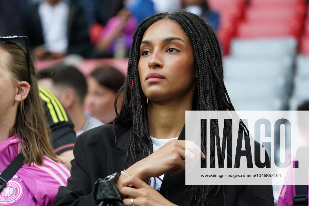 National team, football, UEFA Euro2024, EM 2024, Allianzarena, Munich, Germany Scotland Aaliyah, girlfriend Florian Wirtz, Germany action, single picture