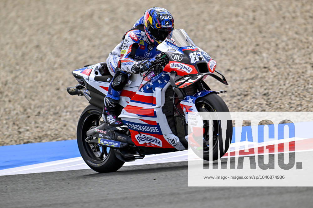 88 OLIVEIRA Miguel (prt), Trackhouse Racing, Aprilia RS-GP 2024, action during the 2024 MotoGP Dutch Motul TT Assen, Dutch GP, on the Assen circuit, from May 28 to June 30th, in Holland - MOTO - MOTO GP - DUTCH GRAND PRIX 2024 DPPI Panoramic _TIN4100