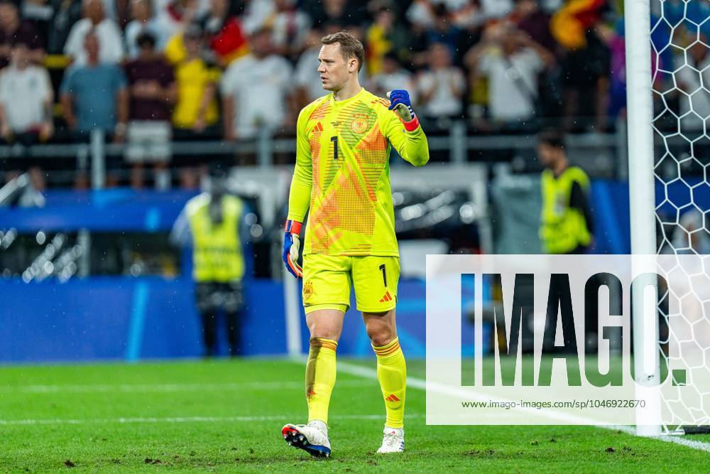 Manuel Neuer Germany 01 celebrates after scoring from Kai Havertz Germany 07 Germany vs Denmark, Men, Football, Round of 16, EURO 2024, 29 06 2024, European Championship Germany vs Denmark, Men, Football, Round of 16, EURO 2024, 29 06 2024, European Championship Dortmund
