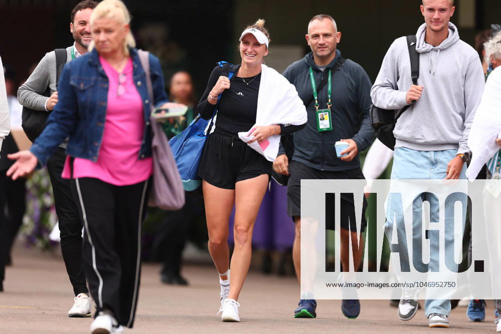 30th June 2024; All England Lawn Tennis and Croquet Club, London, England; Wimbledon Tennis Tournament, Practice Day; Wimbledon 2023 winner Marketa Vondrousova ActionPlus12661932 ShaunxBrooks