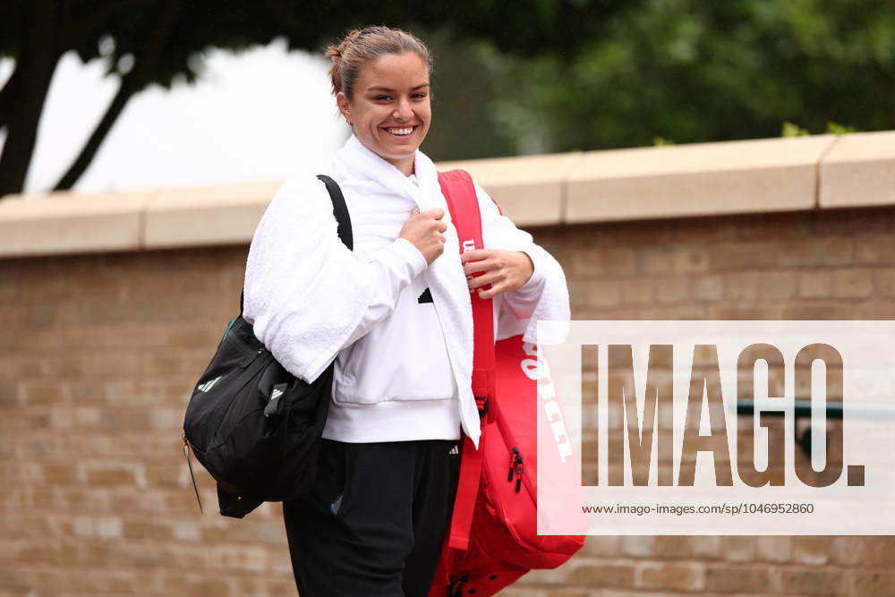 30th June 2024; All England Lawn Tennis and Croquet Club, London, England; Wimbledon Tennis Tournament, Practice Day; Maria Sakkari returns from her practice session ActionPlus12661942 ShaunxBrooks