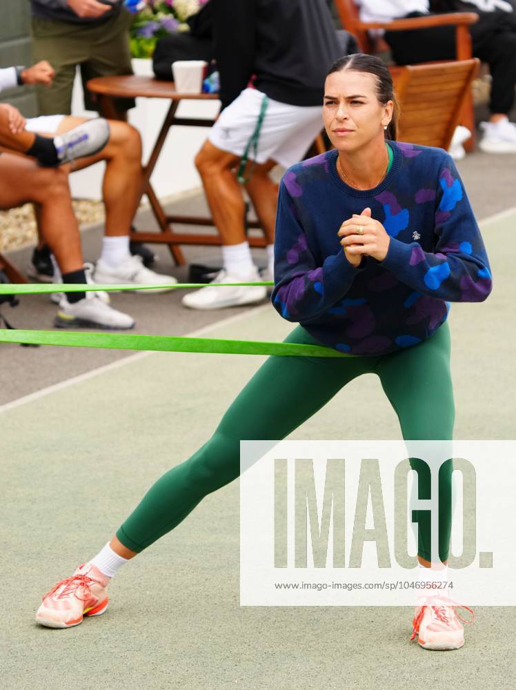 Ajla Tomljanovic Wimbledon Tennis Championships, Practice and Previews, The All England Lawn Tennis and Croquet Club, London, UK - 30 Jun 2024