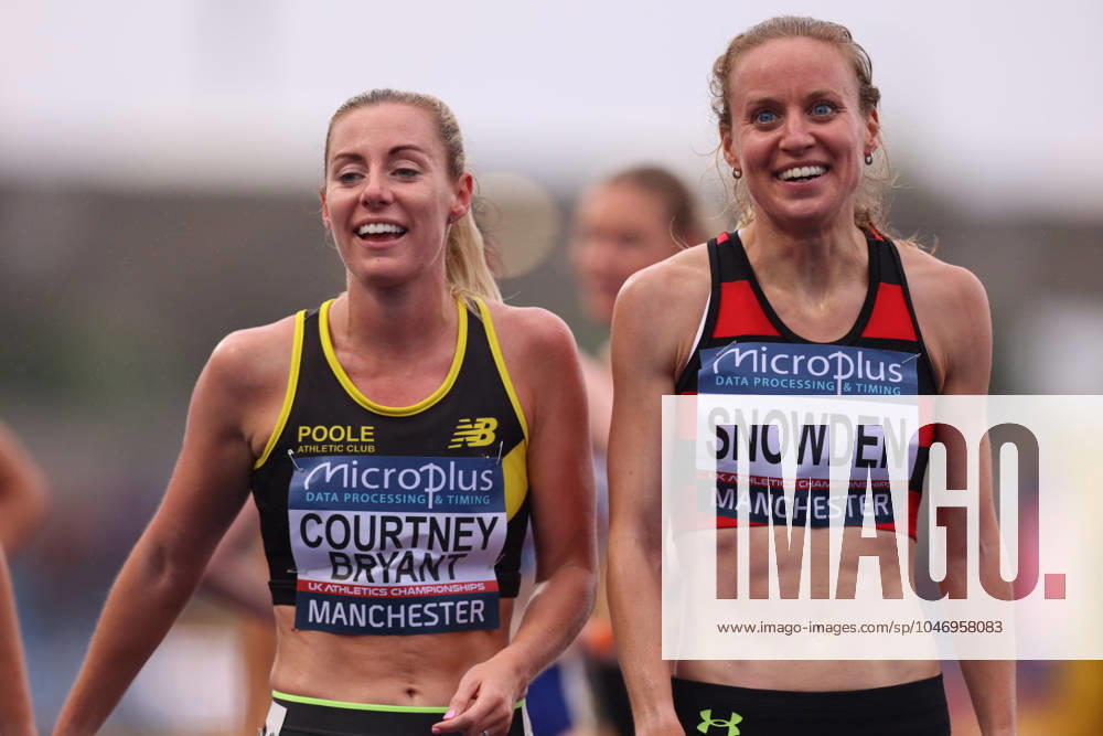 Microplus UK Athletics Championships Katie Snowden is competing in the 1500m alongside Melissa Courtney-Bryant during the Microplus UK Athletics Championships at the Manchester Regional Arena in Manchester, England, on June 29, 2024. Manchester Greater Manchester United, ManU Kingdom