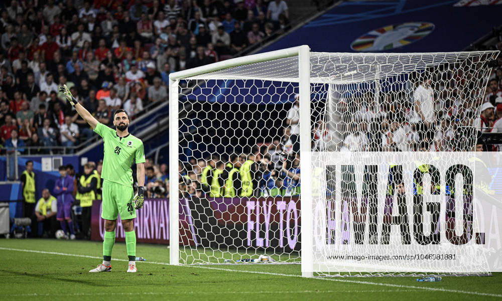 Football Euro 2024 Round of 16 30 06 2024 Spain Georgia Goalkeeper Giorgi Mamardashvili Georgia