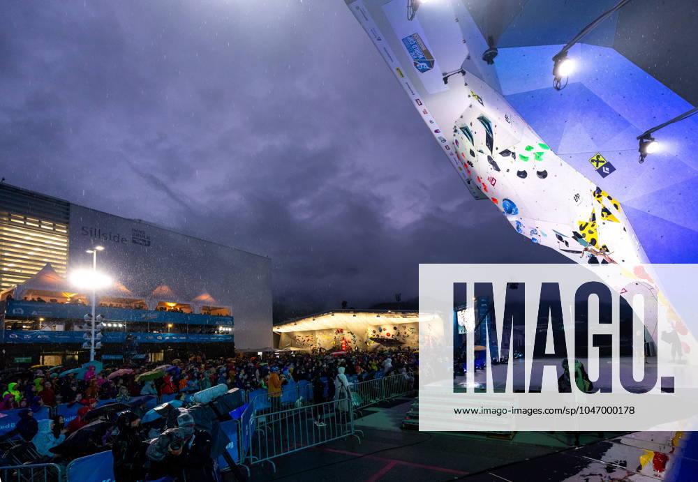 Innsbruck, AUT, IFSC, Climbing World Cup Innsbruck 2024, women, lead climbing, final, in the picture Jessica Pilz AUT Jessica Pilz of Austria during the final of women Lead competition IFSC Climbing World Cup in Innsbruck, Austria on 2024 06 30 Expa Innsbruck EP_gro