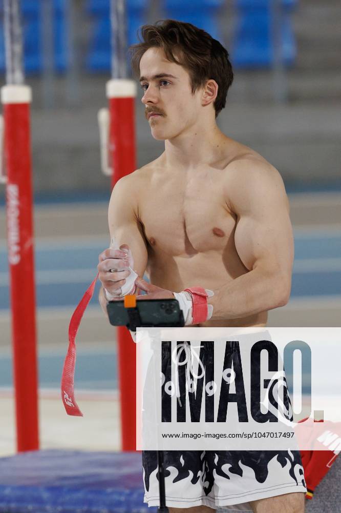 Belgian gymnast Glen Cuyle pictured during a visit to the Team Belgium Base Camp of the Belgian Olympic Committee BOIC - COIB in Gent on Monday 01 July 2024, where athletes will prepare for the Paris 2024 Olympic Games, Olympische Spiele, Olympia, OS KURTxDESPLENTER x95647083x