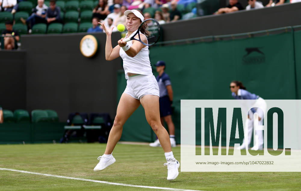 Lulu Sun of New Zealand. Wimbledon Tennis Championships, Day 1, The All England Lawn Tennis and Croquet Club, London, UK - 01 Jul 2024