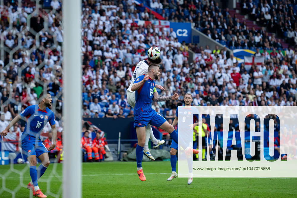 Milan Skriniar of England during the UEFA EURO, EM, Europameisterschaft,Fussball 2024 round of 16 match between England and Slovakia at Arena AufSchalke on June 30, 2024 in Gelsenkirchen, G England v Slovakia: Round of 16 - UEFA EURO 2024