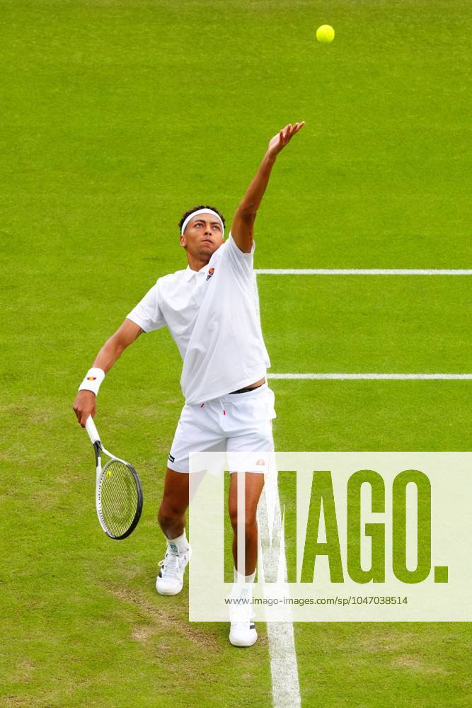 Paul Jubb during his first round match Wimbledon Tennis Championships, Day 2, The All England Lawn Tennis and Croquet Club, London, UK - 02 Jul 2024