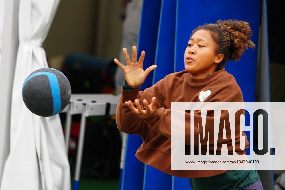 Naomi Osaka exercising Wimbledon Tennis Championships, Day 2, The All England Lawn Tennis and Croquet Club, London, UK - 02 Jul 2024