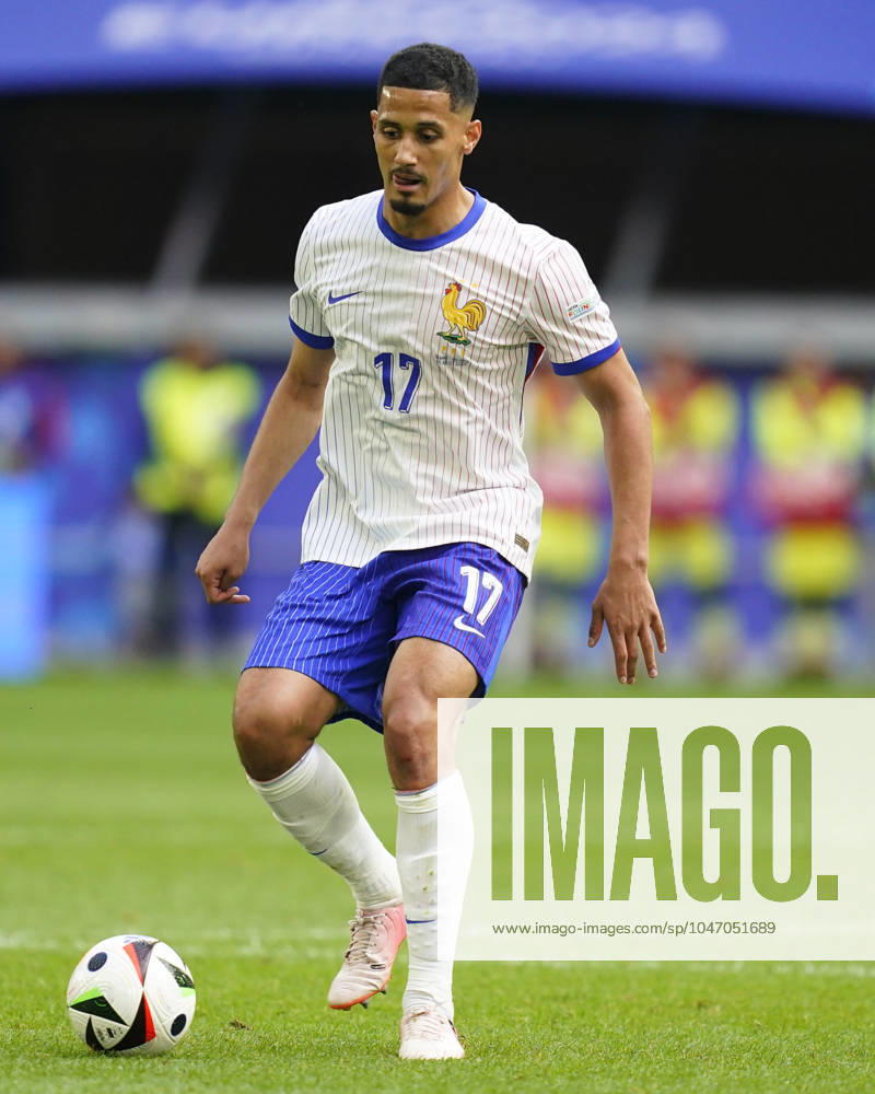 GER: France v Belgium. UEFA EURO, EM, Europameisterschaft,Fussball 2024 William Saliba of France during the UEFA Euro 2024 match between France and Belgium, Round of 16, played at Dusseldorf Arena on July 1, 2024 in Düsseldorf, Germany. kpng