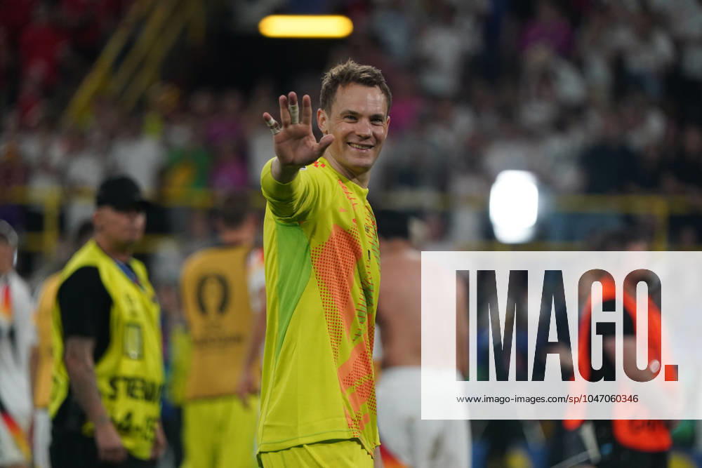 National team, football, UEFA Euro2024, Euro 2024, Dortmund, Germany Denmark Manuel Neuer TW Germany, action, single image
