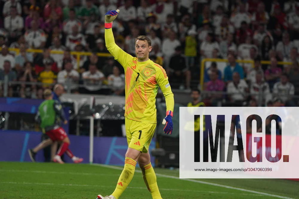 National team, football, UEFA Euro2024, Euro 2024, Dortmund, Germany Denmark Manuel Neuer, Germany, action, single image