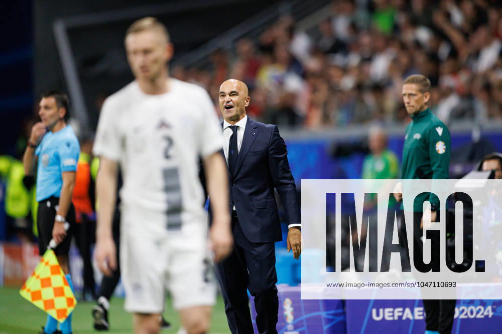 Roberto Martinez seen during UEFA EURO, EM, Europameisterschaft,Fussball 2024 Round of 16 game between national teams of Portugal and Slovenia at Deutsche Bank Park, Germany (Maciej Rogowski) Frankfurt Deutsche Bank Park Germany