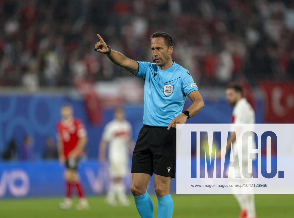 Football UEFA EURO 2024, Round of 16, Austria Turkey, at the RB Arena Leipzig, referee Artur Soares Dias
