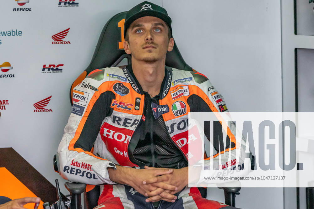 Hohenstein, Germany 05 07 July 2024 MotoGP Sachsenring Germany 2024 In the picture Luca Marini ITA in the pits
