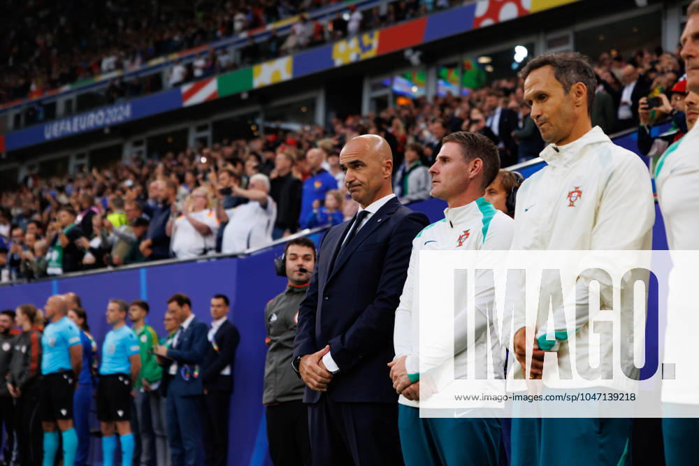 Roberto Martinez seen during UEFA EURO, EM, Europameisterschaft,Fussball 2024 game between national teams of Portugal and France at Volksparkstadium, Hamburg, Germany (Maciej Rogowski) Hamburg Volksparkstadium Germany