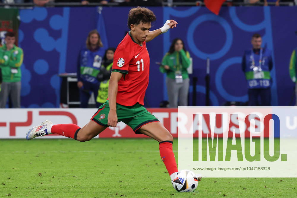 Volksparkstadion, Hamburg UEFA EURO 2024 Germany, quarter-final 5 July 2024 , Portugal France v l , Joao Felix Portugal misses the penalty kick