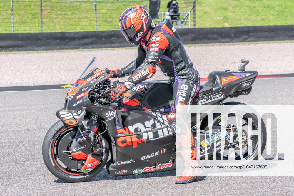 Hohenstein, Germany 05 07 July 2024 MotoGP Sachsenring Germany 2024 In the picture Maverick Vinales SPA