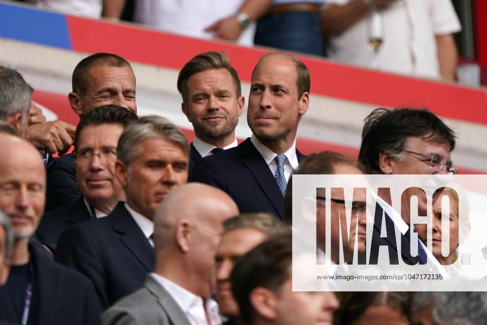 National team, Football, UEFA Euro2024, EM 2024,Quarterfinal, Düsseldorf, England Switzerland Prince William England action, single image