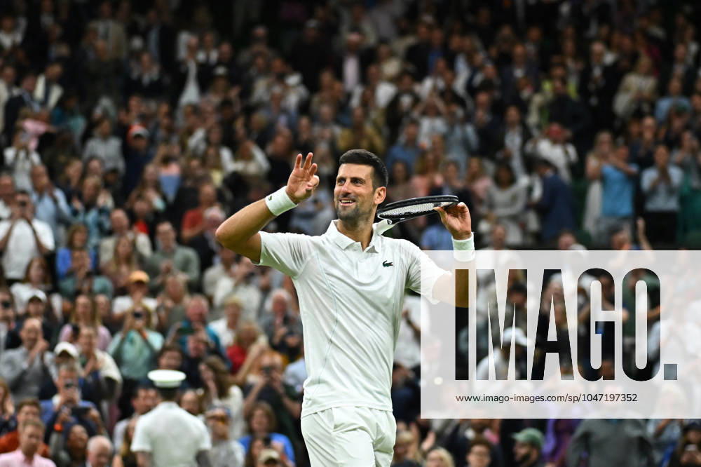Wimbledon - Third Round Novak Djokovic (SRB) during his third round match at the 2024 Wimbledon Championships at the AELTC in London, UK, on July 6, 2024. Photo by Corinne Dubreuil ABACAPRESS.COM LONDON