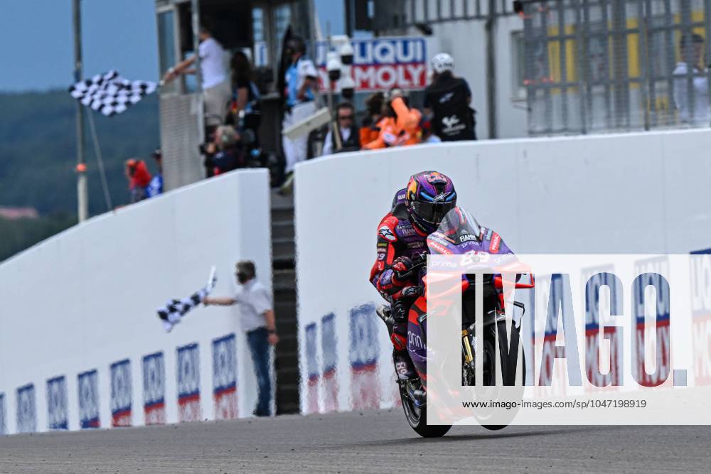 Sprint race of MotoGP Liqui Moly Motorrad Grand Prix Deutschland at Sachsenring Circuit. July 06 2024 In picture: Jorge Martin Carrera al Sprint del Gran Premio Liqui Moly Motorrad de MotoGP de Alemania en el Circuito de Sachsenring, 06 de Julio de 2024 POOL MotoGP.com Cordon Press Images will be for editorial use only. Mandatory credit: MotoGP.com Cordon Press Cordon Press Cordon Press