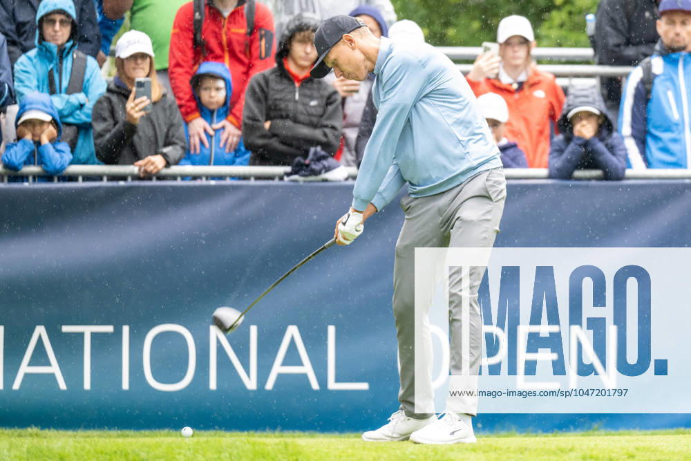 Matti Schmid teeing off, BMW International Open 2024, Golf, 07 07 2024 Munich Bavaria Germany