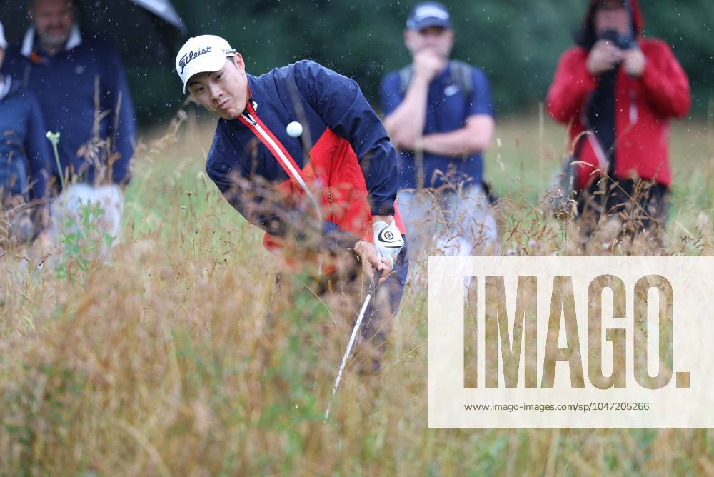 Jeong weon Ko FRA hits from the rough, BMW International Open 2024, Golf, DP World Tour, Men, Final, 07 07 2024 Moosinning Bavaria Germany