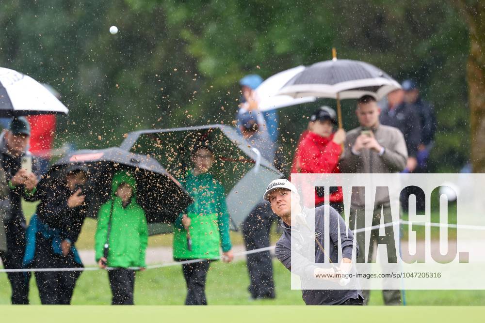 Jeremy Paul GER , hits from the bunker, sand, BMW International Open 2024, golf, DP World Tour, men, final, 07 07 2024 Moosinning Bavaria Germany