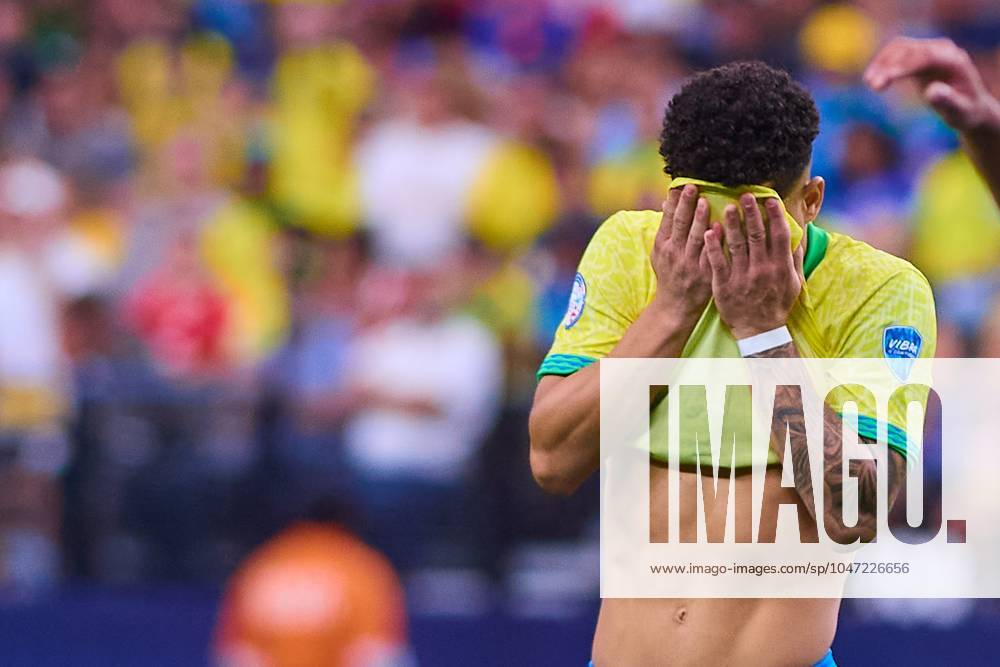 Copa America USA 2024 Uruguay (4p) 0-0 (2p) Brazil - Quarter-final Joao Gomes of Brazil during the CONMEBOL Copa America 2024 Quarter-final match between Uruguay and Brazil, at Allegiant Stadium, on July 06, 2024 in Las Vegas, Nevada, United States. LAS VEGAS NEVADA UNITED STATES