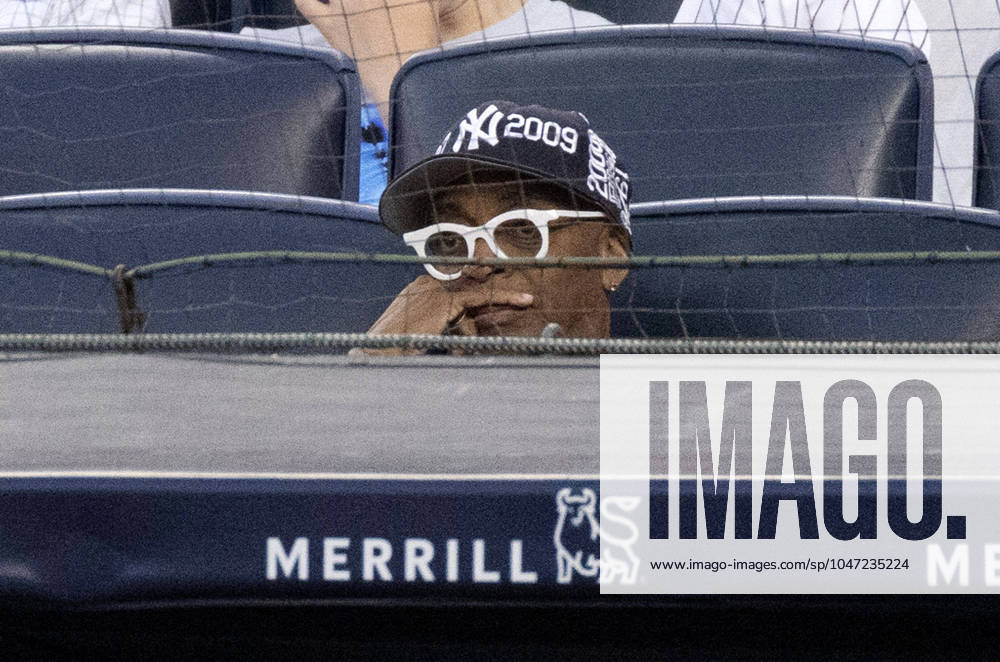 Spike Lee watches the Boston Red Sox play the New York Yankees at Yankee Stadium on Sunday, July 7, 2024 in New York City. The Red Sox defeated the Yankees 3-0. NYP20240707111 JOHNxANGELILLO