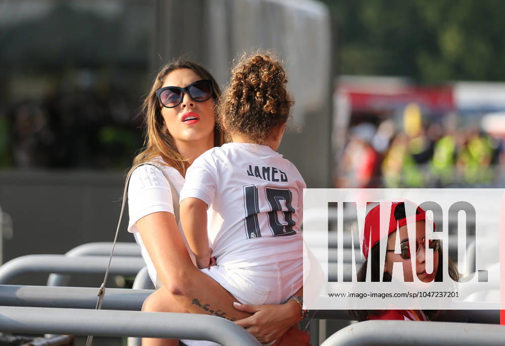 Soccer 2016: European Soccer May 28, 2016 - Milan, United Kingdom - The wife of Real Madrid player James Rodriguez arrives to watch the game during the UEFA Champions League Final match at the Giuseppe Meazza Stadium, Milan, Italy. Photo credit should read: David Klein Sportimage Milan United Kingdom