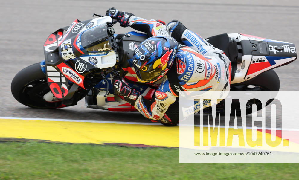 Hohenstein Ernstthal Miguel Oliveira POR from Team Trackhouse Racing rides in the MotoGP race at the Liqui Moly Motorcycle Grand Prix Germany 2024 at the Sachsenring on 07 07 24 Motorcycle Grand Prix Germany 2024