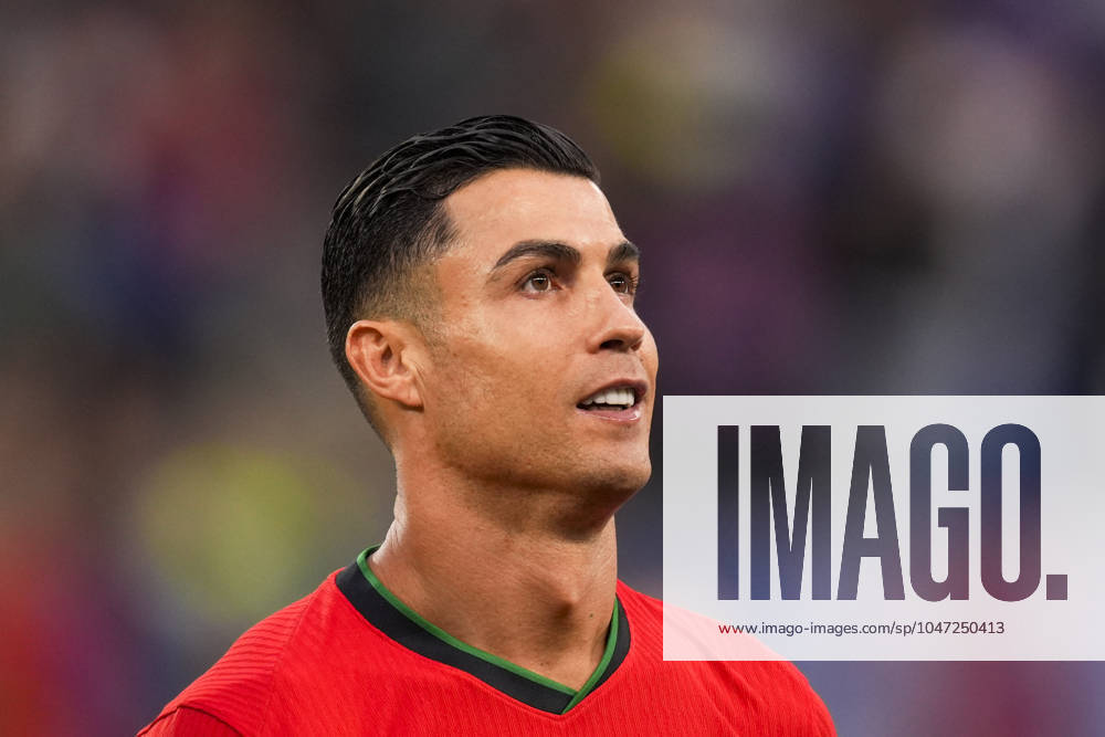 Portugal s Cristiano Ronaldo during a quarterfinal match between Portugal and France at the Euro 2024 soccer tournament in Hamburg, Germany - Friday Saturday July 6, 2024. - Soccer .