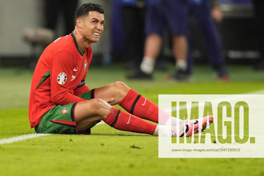 Portugal s Cristiano Ronaldo during a quarterfinal match between Portugal and France at the Euro 2024 soccer tournament in Hamburg, Germany - Friday Saturday July 6, 2024. - Soccer .