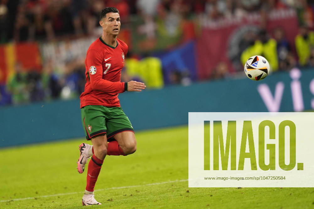Portugal s Cristiano Ronaldo during a quarterfinal match between Portugal and France at the Euro 2024 soccer tournament in Hamburg, Germany - Friday Saturday July 6, 2024. - Soccer .