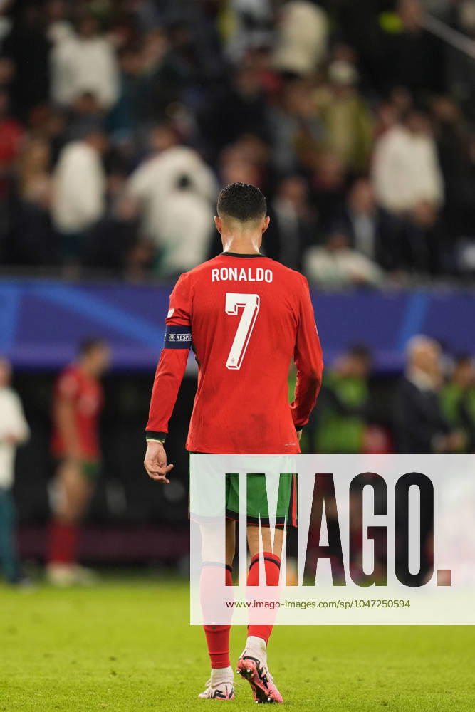 Portugal s Cristiano Ronaldo during a quarterfinal match between Portugal and France at the Euro 2024 soccer tournament in Hamburg, Germany - Friday Saturday July 6, 2024. - Soccer .