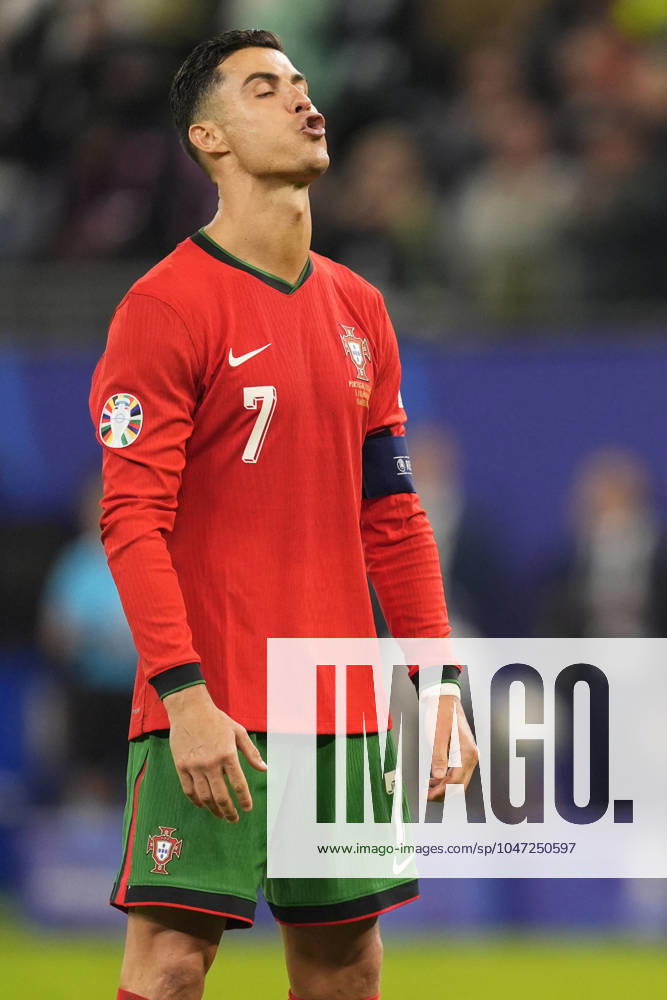 Portugal s Cristiano Ronaldo during a quarterfinal match between Portugal and France at the Euro 2024 soccer tournament in Hamburg, Germany - Friday Saturday July 6, 2024. - Soccer .