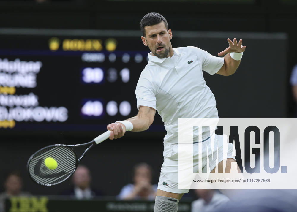 Novak Djokovic SRB Tennis Wimbledon 2024 Grand Slam ITF ATP WTA AELTC London Great Britain 8 July 2024