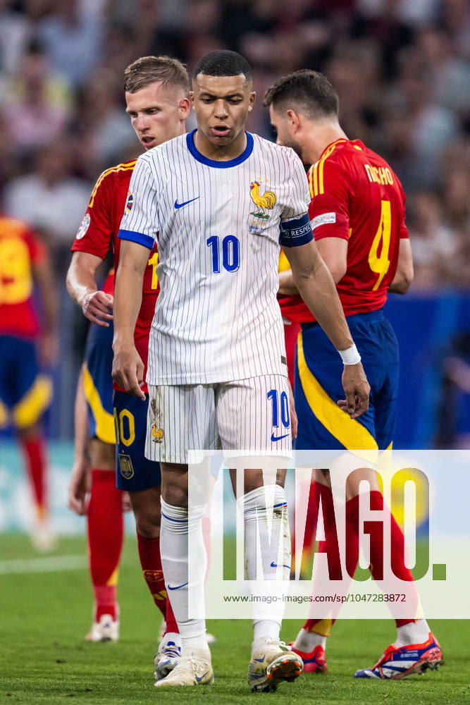 Kylian Mbappà of France during the UEFA Euro 2024 Football Championship semifinal between Spain and France on July 9, 2024 in Munich Photo Mathias Bergeld BILDBYRAN code MB MB0944 football football soccer football em european championship em uefa euro uefa european football championship euro 2024 semifinal semifinals spain spain france france bbeng