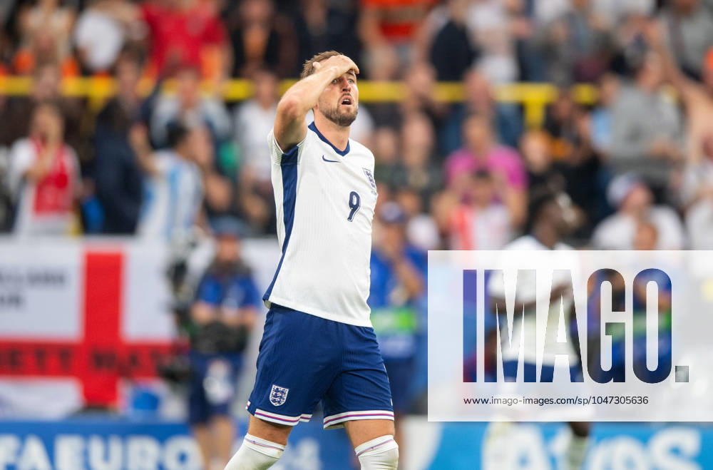 Football, Men, Season 2023 24, UEFA Euro EM 2024, Semi-final in Dortmund, Netherlands England, Harry Kane England , 10 07 2024,