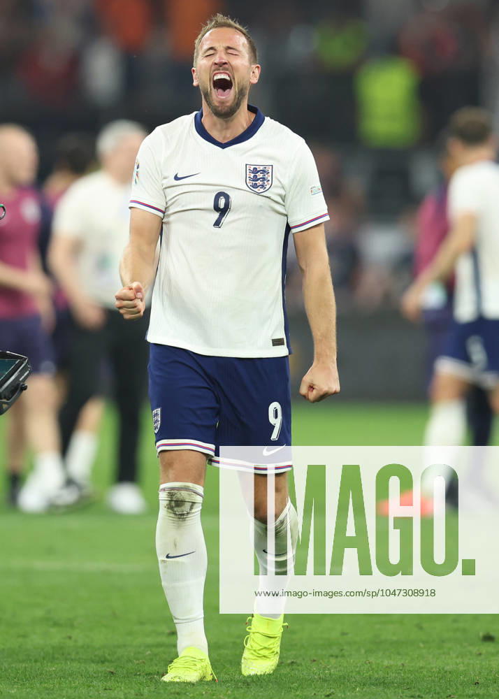 Dortmund, Germany, 10th July 2024. Harry Kane of England celebrates the win during the UEFA European Championships semi final match at BVB Stadion, Dortmund. Picture credit should read: Paul Terry Sportimage . SPI-3222-0081