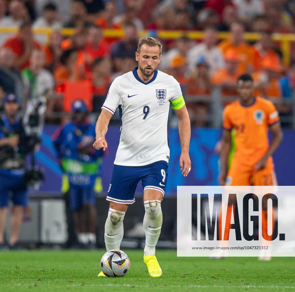 Football, Men, Season 2023 24, UEFA Euro EM 2024, Semi-final in Dortmund, Netherlands England, Harry Kane England , 10 07 2024,
